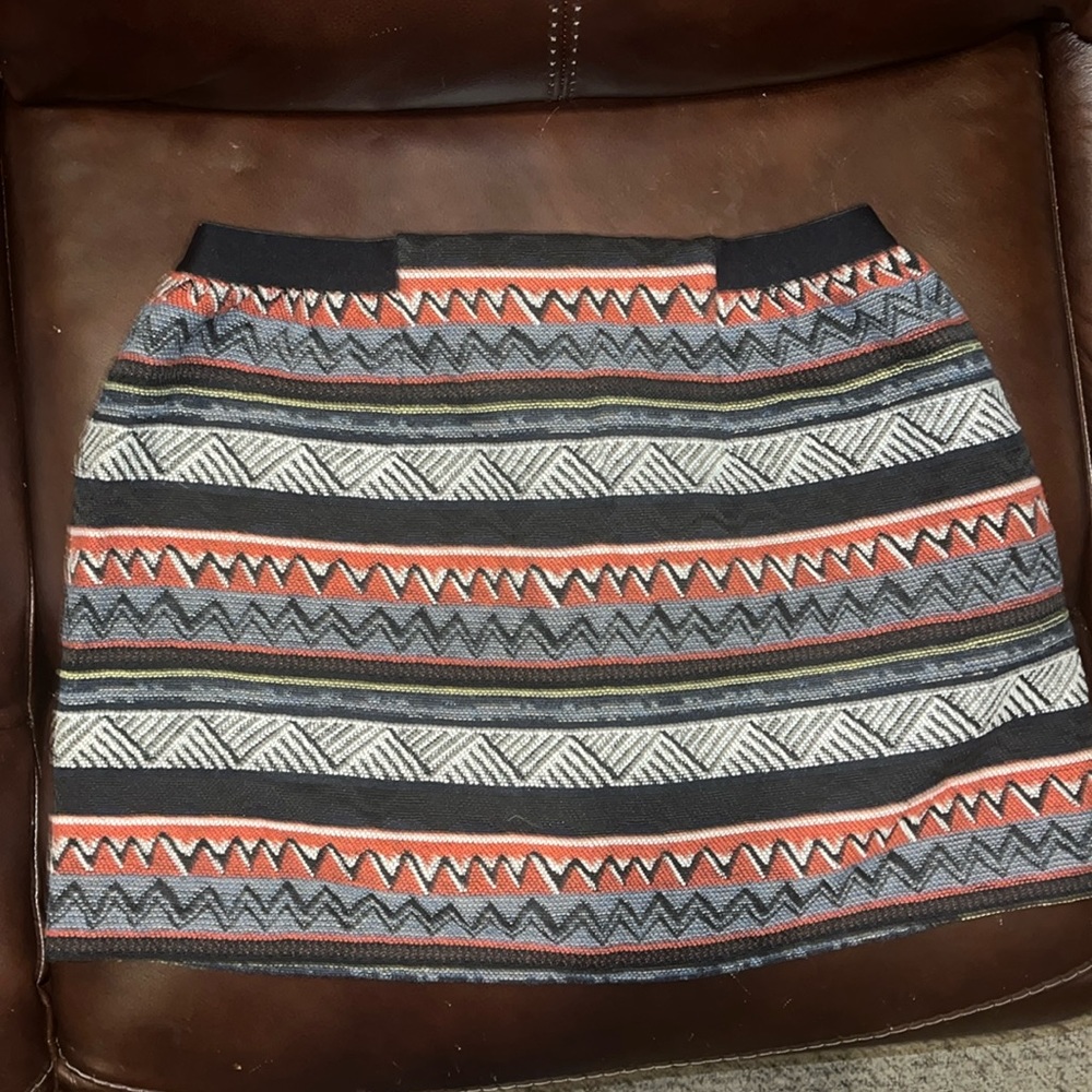 Cato Girls Tweed Zig Zag Print Skirt size XL 18